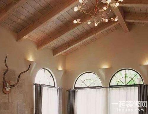 人字型装修在桑拿板上的应用